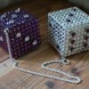 Swarovski Crystal Dice - Amethyst & Crystal