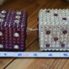 Swarovski Crystal Dice - Amethyst & Crystal