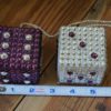 Swarovski Crystal Dice - Amethyst & Crystal