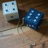 Swarovski Crystal Dice - Capri Blue & White Opal